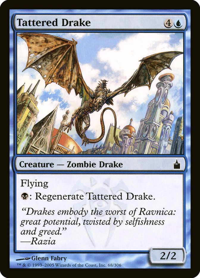 Tattered Drake 68 (Ravnica: City of Guilds)  - Foil | Good Games Adelaide SA