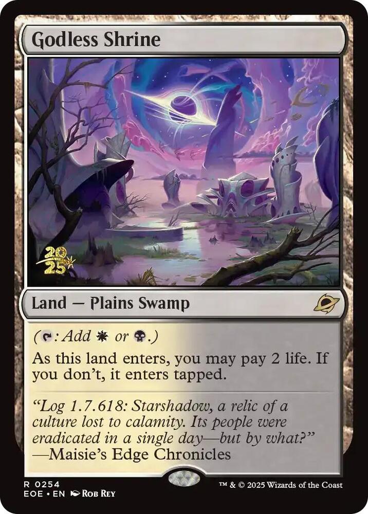 Godless Shrine 254 (Prerelease Cards)  - Foil | Good Games Adelaide SA
