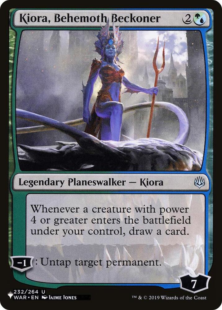 Kiora Behemoth Beckoner 232/264 (The List Reprints)  | Good Games Adelaide SA