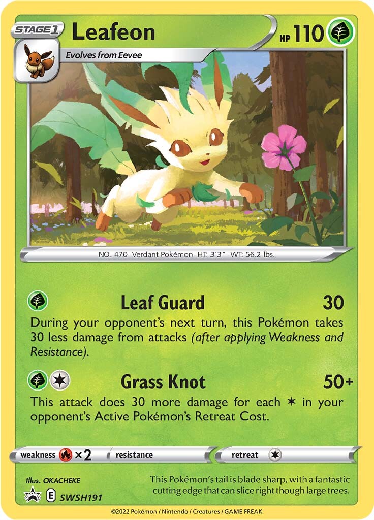 Leafeon (SWSH191) [Sword & Shield: Black Star Promos] | Good Games Adelaide SA