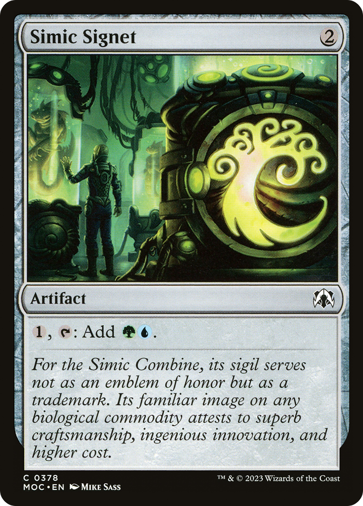 Simic Signet [March of the Machine Commander] | Good Games Adelaide SA