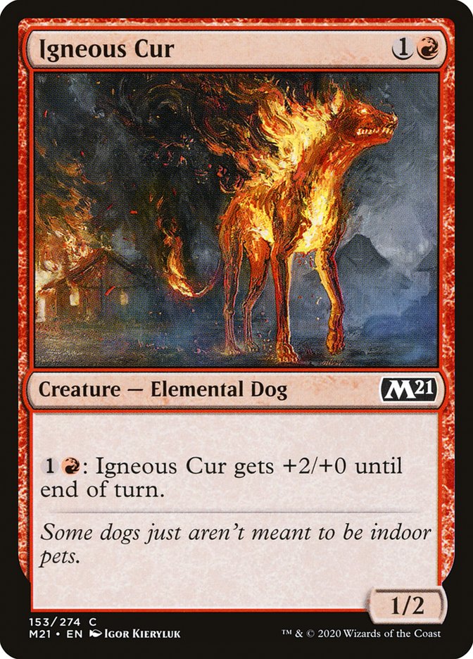 Igneous Cur 153 (Core Set 2021)  - Foil | Good Games Adelaide SA