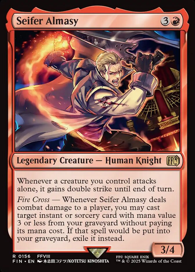 Seifer Almasy 156 (FINAL FANTASY)  - Foil | Good Games Adelaide SA