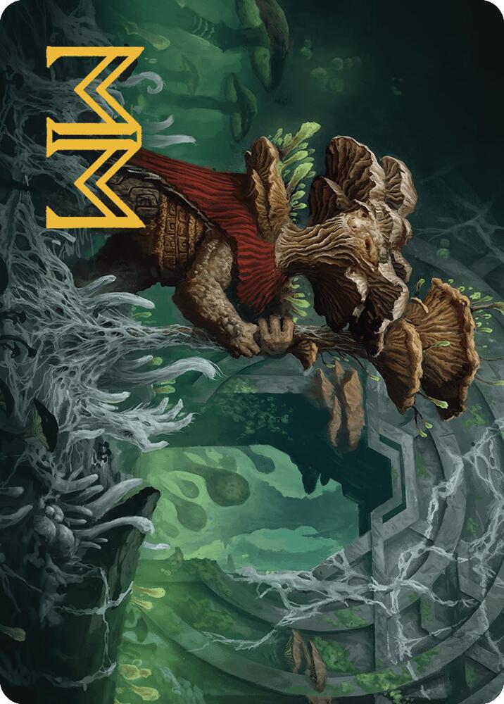 Tendril of the Mycotyrant Art Card Gold Stamped Signature 31 (Art Series: The Lost Caverns of Ixalan)  | Good Games Adelaide SA