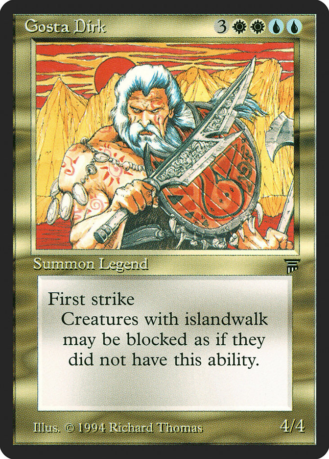 Gosta Dirk  (Legends)  | Good Games Adelaide SA