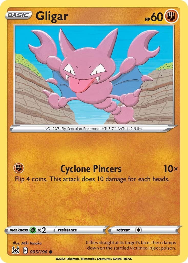 Gligar (095/196) [Sword & Shield: Lost Origin] | Good Games Adelaide SA