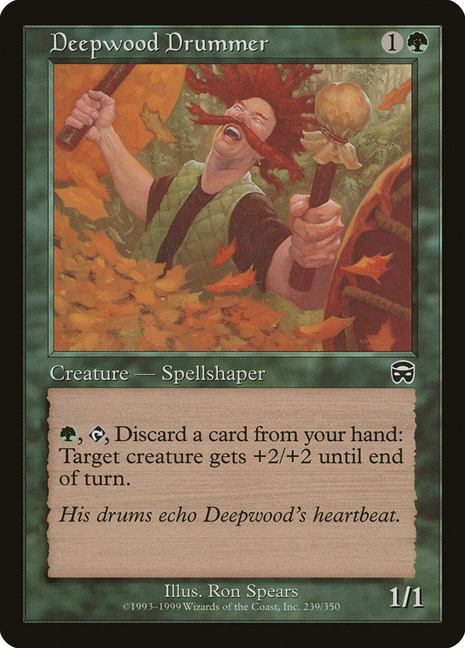 Deepwood Drummer 239 (Mercadian Masques)  - Foil | Good Games Adelaide SA