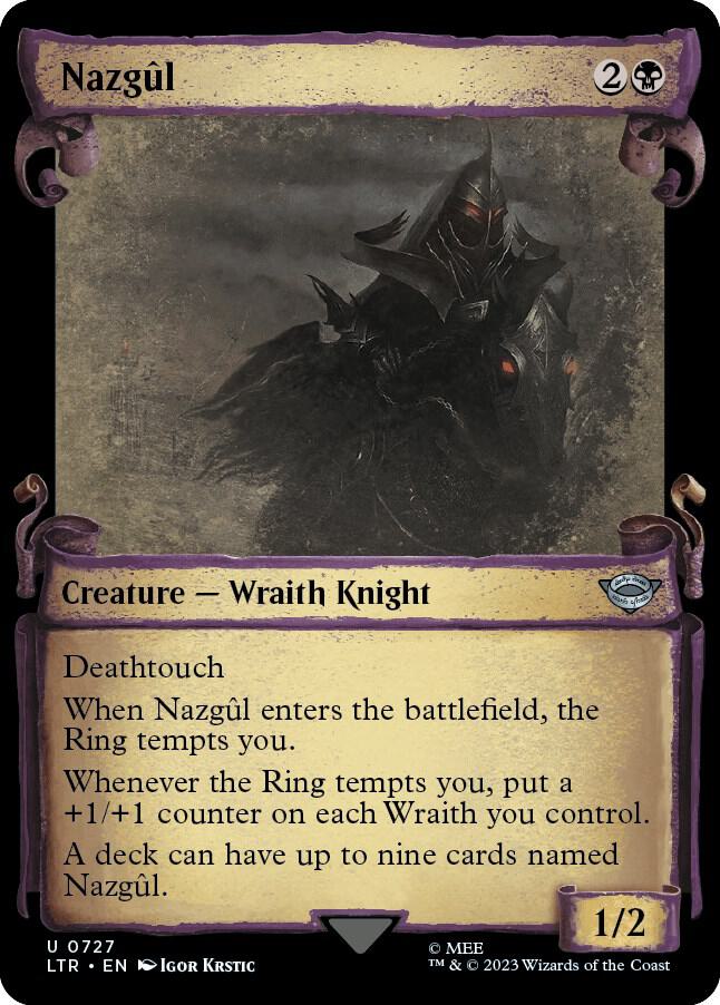Nazgûl 727 (Universes Beyond: The Lord of the Rings: Tales of Middle-earth)  - Showcase Scroll | Good Games Adelaide SA