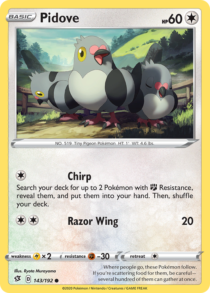 Pidove (143/192) [Sword & Shield: Rebel Clash] | Good Games Adelaide SA