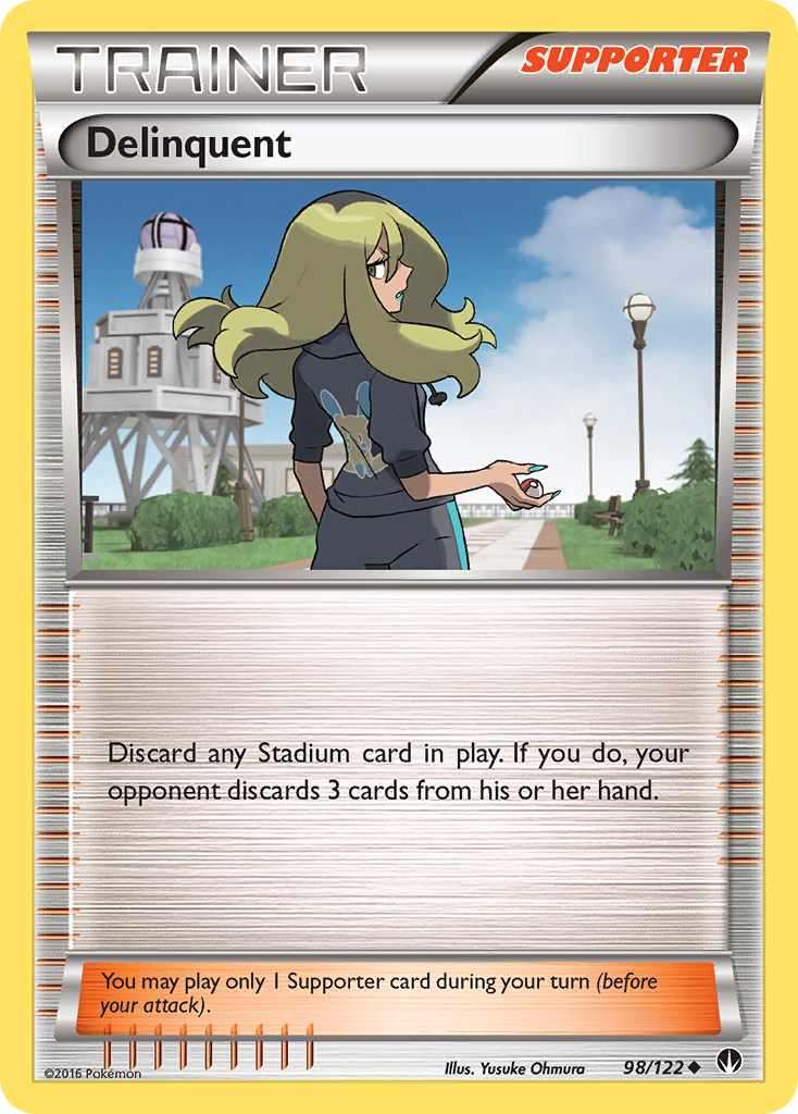 Delinquent (98/122) [XY: BREAKpoint] | Good Games Adelaide SA