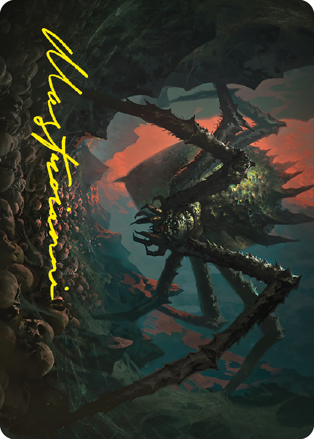 Shelob, Child of Ungoliant Art Card (Gold-Stamped Signature) [The Lord of the Rings: Tales of Middle-earth Art Series] | Good Games Adelaide SA