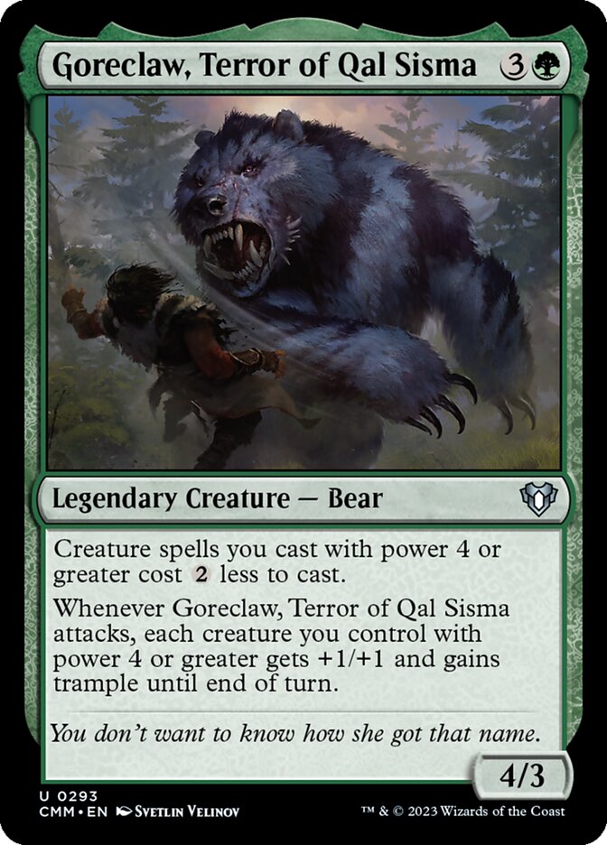 Goreclaw, Terror of Qal Sisma 293 (Commander Masters)  | Good Games Adelaide SA