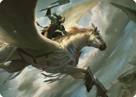 Cleaving Skyrider Art Card [Dominaria United Art Series] | Good Games Adelaide SA