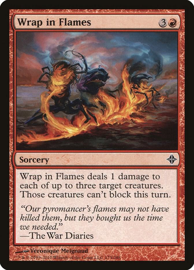 Wrap in Flames 173 (Rise of the Eldrazi)  - Foil | Good Games Adelaide SA