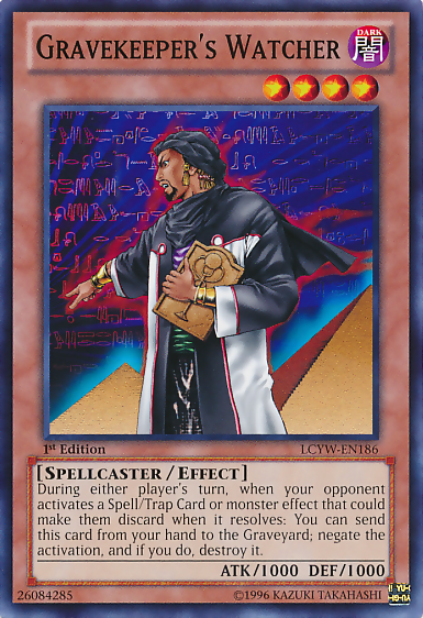 Gravekeeper's Watcher [LCYW-EN186] Common | Good Games Adelaide SA