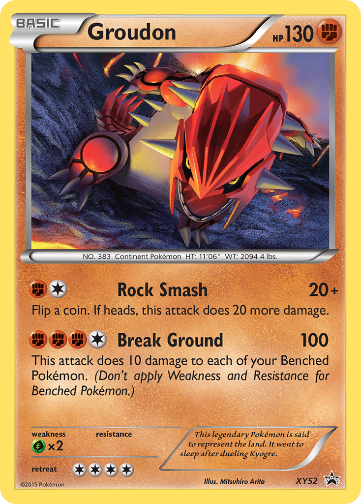 Groudon (XY52) [XY: Black Star Promos] | Good Games Adelaide SA