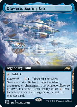 Otawara, Soaring City 503 (Kamigawa: Neon Dynasty)  - Extended Art | Good Games Adelaide SA