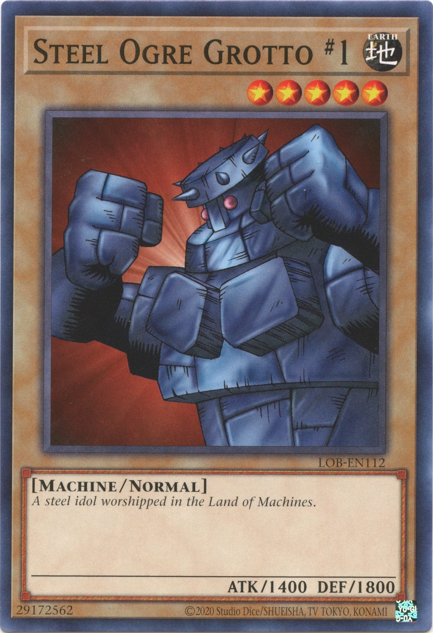 Steel Ogre Grotto #1 (25th Anniversary) [LOB-EN112] Common | Good Games Adelaide SA