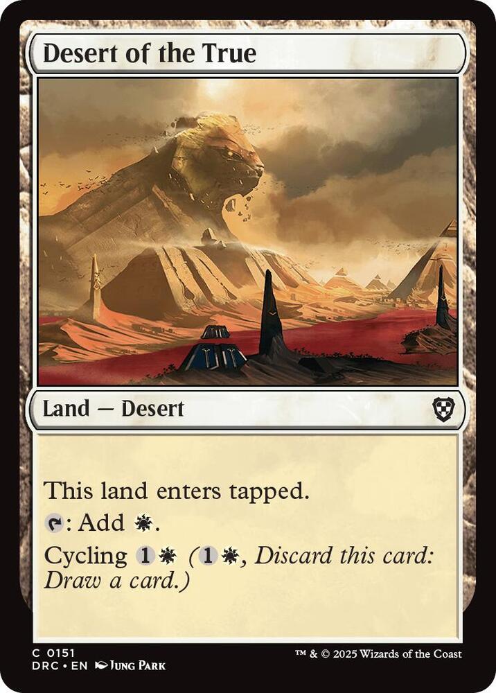 Desert of the True 151 (Commander: Aetherdrift)  | Good Games Adelaide SA