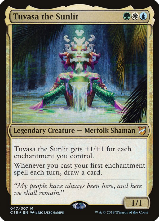 Tuvasa the Sunlit 47 (Commander 2018)  - Foil | Good Games Adelaide SA