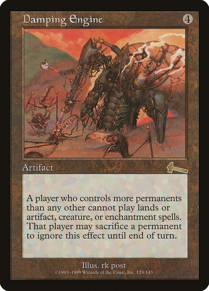 Damping Engine 124 (Urza's Legacy)  - Foil | Good Games Adelaide SA