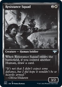 Resistance Squad 299 (Innistrad: Double Feature)  - Foil | Good Games Adelaide SA