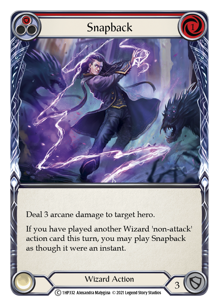 Snapback (Red) [1HP332] | Good Games Adelaide SA