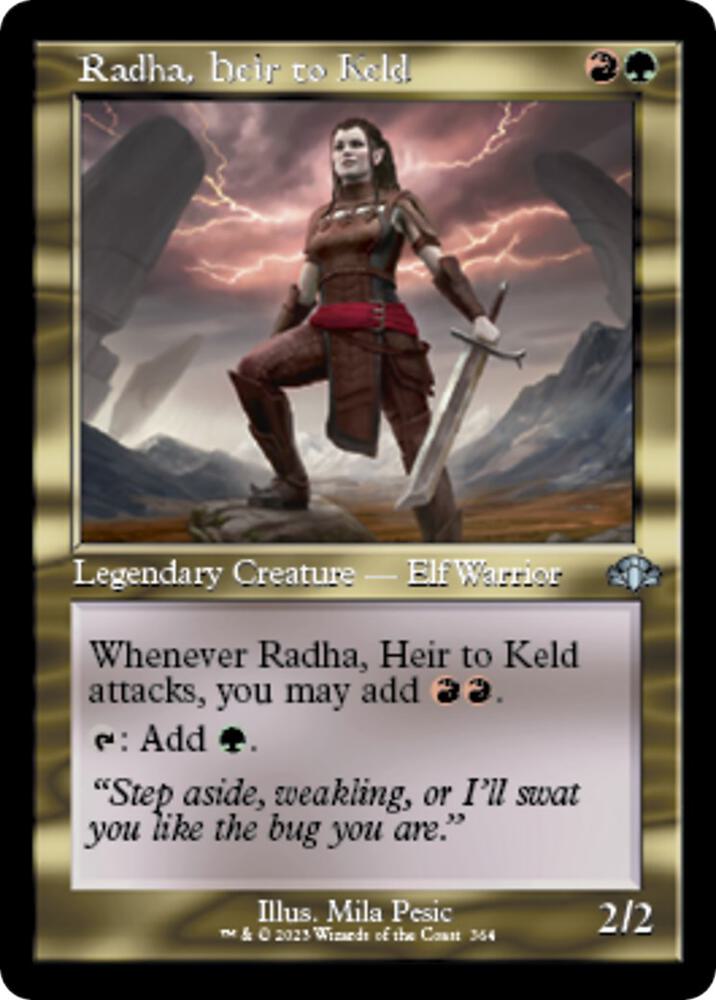 Radha Heir to Keld Retro Frame 364 (Dominaria Remastered)  | Good Games Adelaide SA