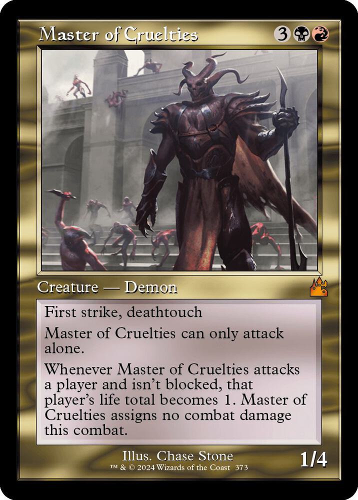 Master of Cruelties 373 (Ravnica Remastered)  - Foil | Good Games Adelaide SA