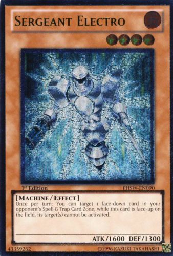 Sergeant Electro [PHSW-EN090] Ultimate Rare | Good Games Adelaide SA