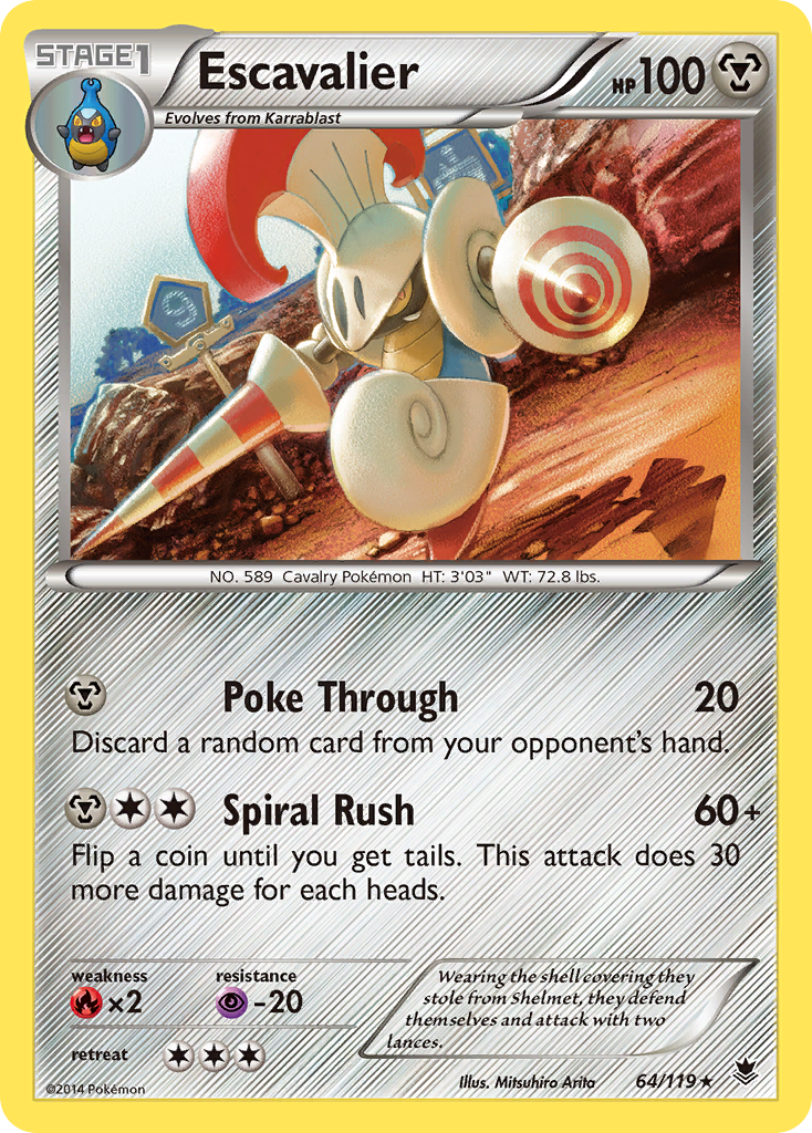 Escavalier (64/119) [XY: Phantom Forces] | Good Games Adelaide SA