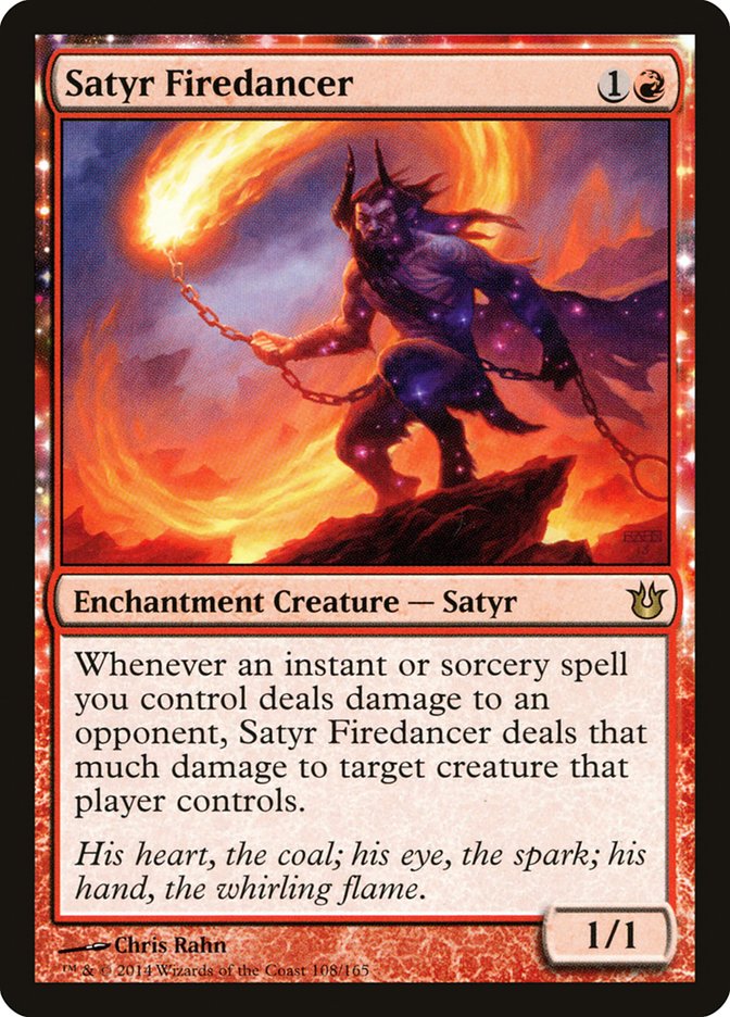 Satyr Firedancer 108 (Born of the Gods)  - Foil | Good Games Adelaide SA
