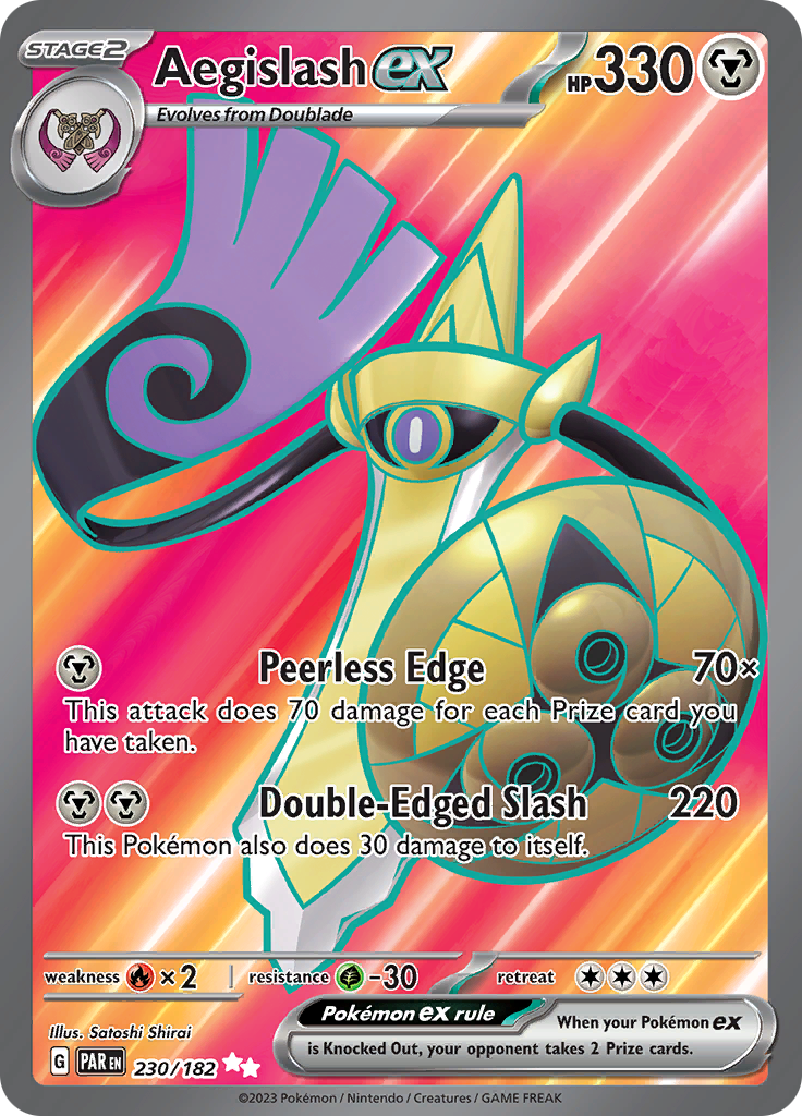 Aegislash ex (230/182) [Scarlet & Violet: Paradox Rift] | Good Games Adelaide SA