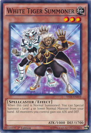White Tiger Summoner [YS14-EN019] Common | Good Games Adelaide SA