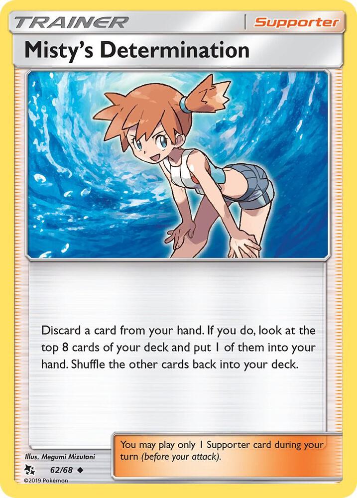 Misty's Determination 62/68 (Hidden Fates)  | Good Games Adelaide SA