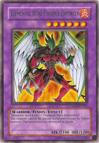 Elemental Hero Phoenix Enforcer [DR04-EN212] Rare | Good Games Adelaide SA