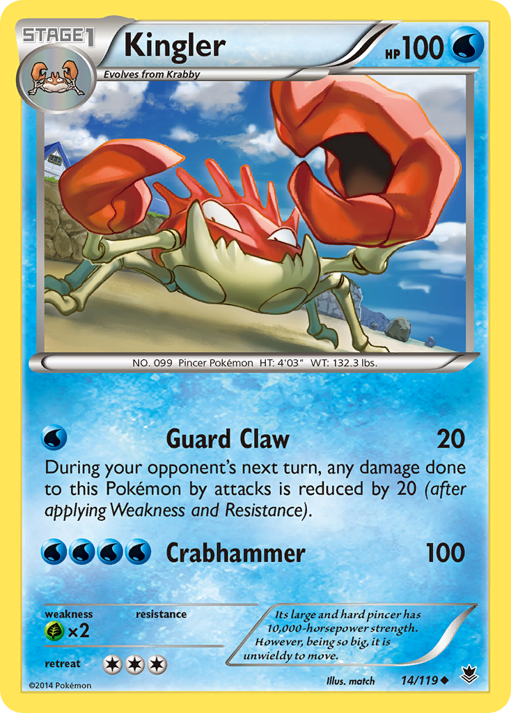 Kingler (14/119) [XY: Phantom Forces] | Good Games Adelaide SA