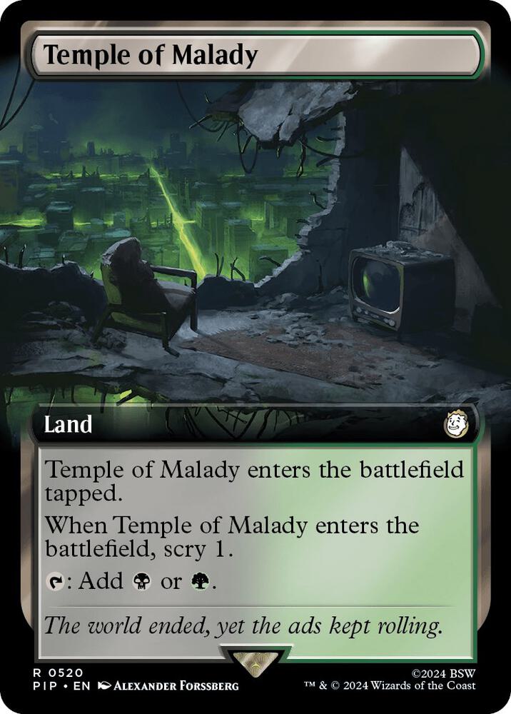 Temple of Malady 520 (Universes Beyond: Fallout)  | Good Games Adelaide SA
