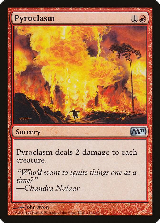 Pyroclasm 154 (Magic 2011 (M11))  - Foil | Good Games Adelaide SA