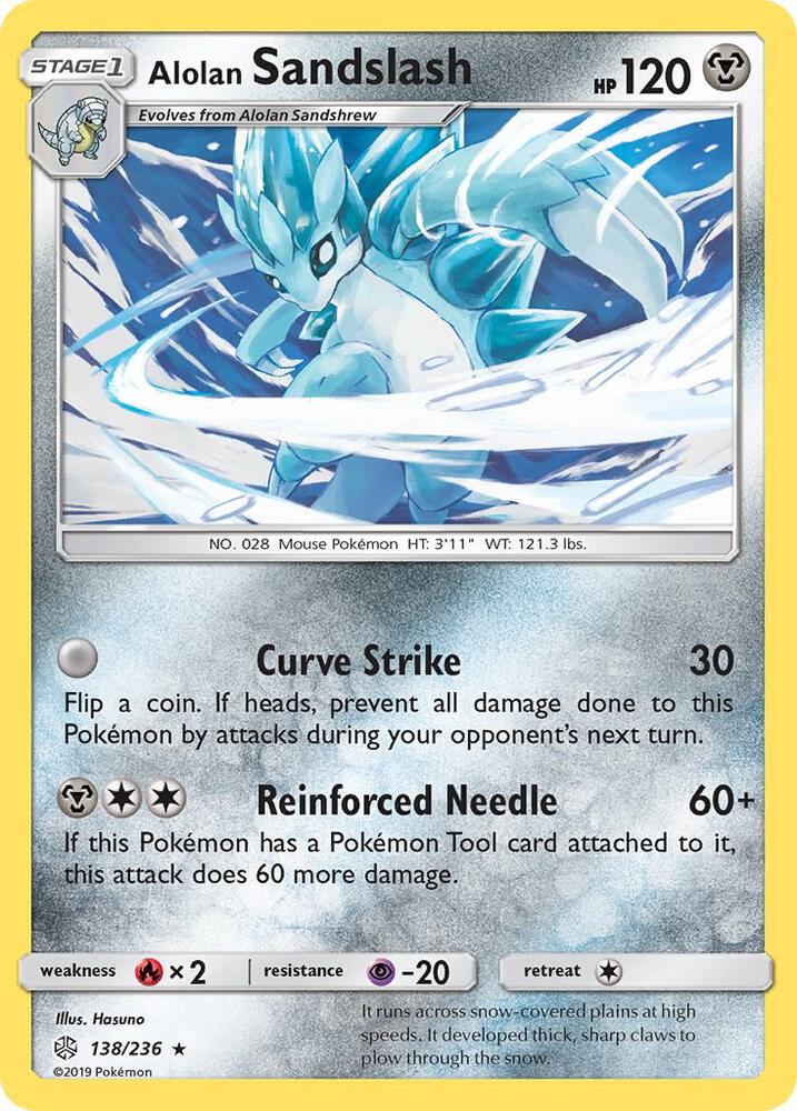 Alolan Sandslash 138/236 (SM - Cosmic Eclipse)  | Good Games Adelaide SA