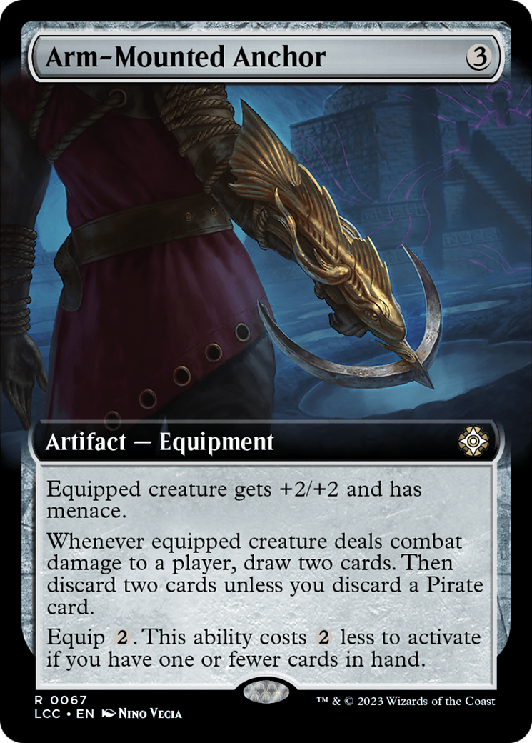 Arm-Mounted Anchor (Extended Art) [The Lost Caverns of Ixalan Commander] | Good Games Adelaide SA