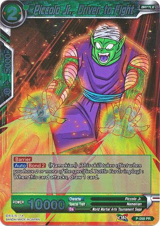 Piccolo Jr., Driven to Fight (P-058) [Promotion Cards] | Good Games Adelaide SA