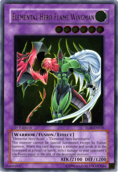 Elemental Hero Flame Wingman [TLM-EN035] Ultimate Rare | Good Games Adelaide SA