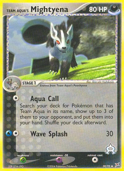 Team Aqua's Mightyena (30/95) [EX: Team Magma vs Team Aqua] | Good Games Adelaide SA