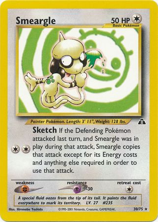 Smeargle (30/75) [Neo Discovery Unlimited] | Good Games Adelaide SA