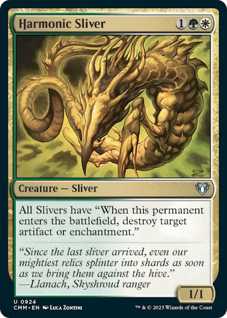 Harmonic Sliver [Commander Masters] | Good Games Adelaide SA