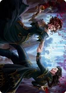 Falkenrath Celebrants 43 81 Art Card 43 (Art Series: Innistrad: Crimson Vow)  | Good Games Adelaide SA