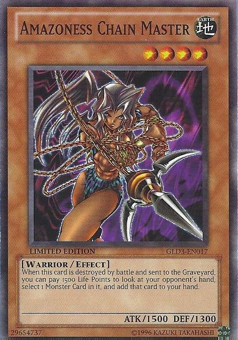 Amazoness Chain Master [GLD3-EN017] Common | Good Games Adelaide SA