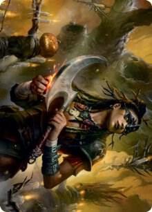 Harvesttide Sentry Art Card 47 (Art Series: Innistrad: Midnight Hunt)  | Good Games Adelaide SA