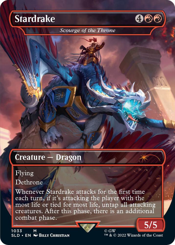 Stardrake Scourge of the Throne Borderless 1033 (Secret Lair Drop Series)  | Good Games Adelaide SA